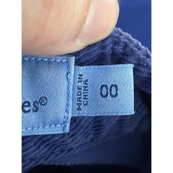 Vineyard Vines Pants Womens 00 Blue Corduroy Stretch 5-Pocket Skinny Zip Fly - Picture 10 of 13